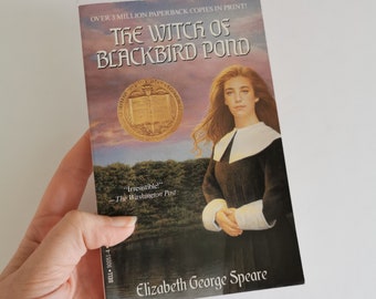 1983 The Witch of Blackbird Pond Paperback Book, American Colonist Historical Novel Newbery Medal Award Winner Young Adult