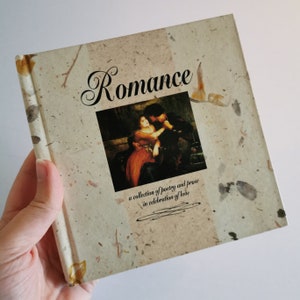Romance Poetry Images Collection, Valentines Day Gift Journal Romantic Words of Love Affection