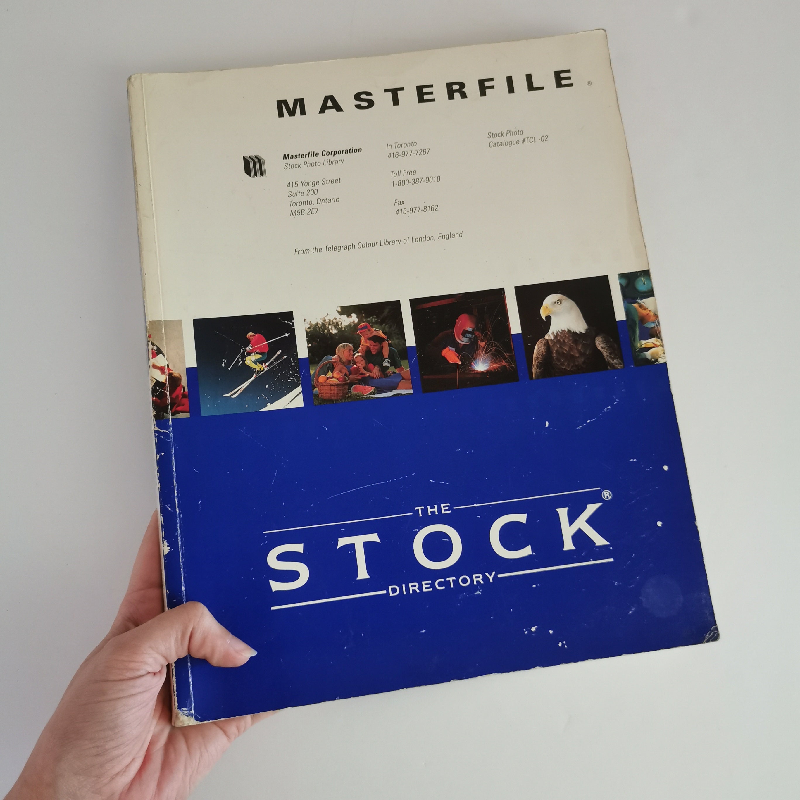 古書:1996’s WORKBOOK PHOTOGRAPHY 1990 Masterfile Stock Photography Directory Index Catalog Vintage
