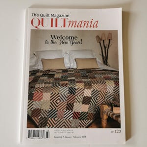 Quiltmania Magazine Quilt #123 Issue 2018 Crafts Quilting Patterns Patchwork