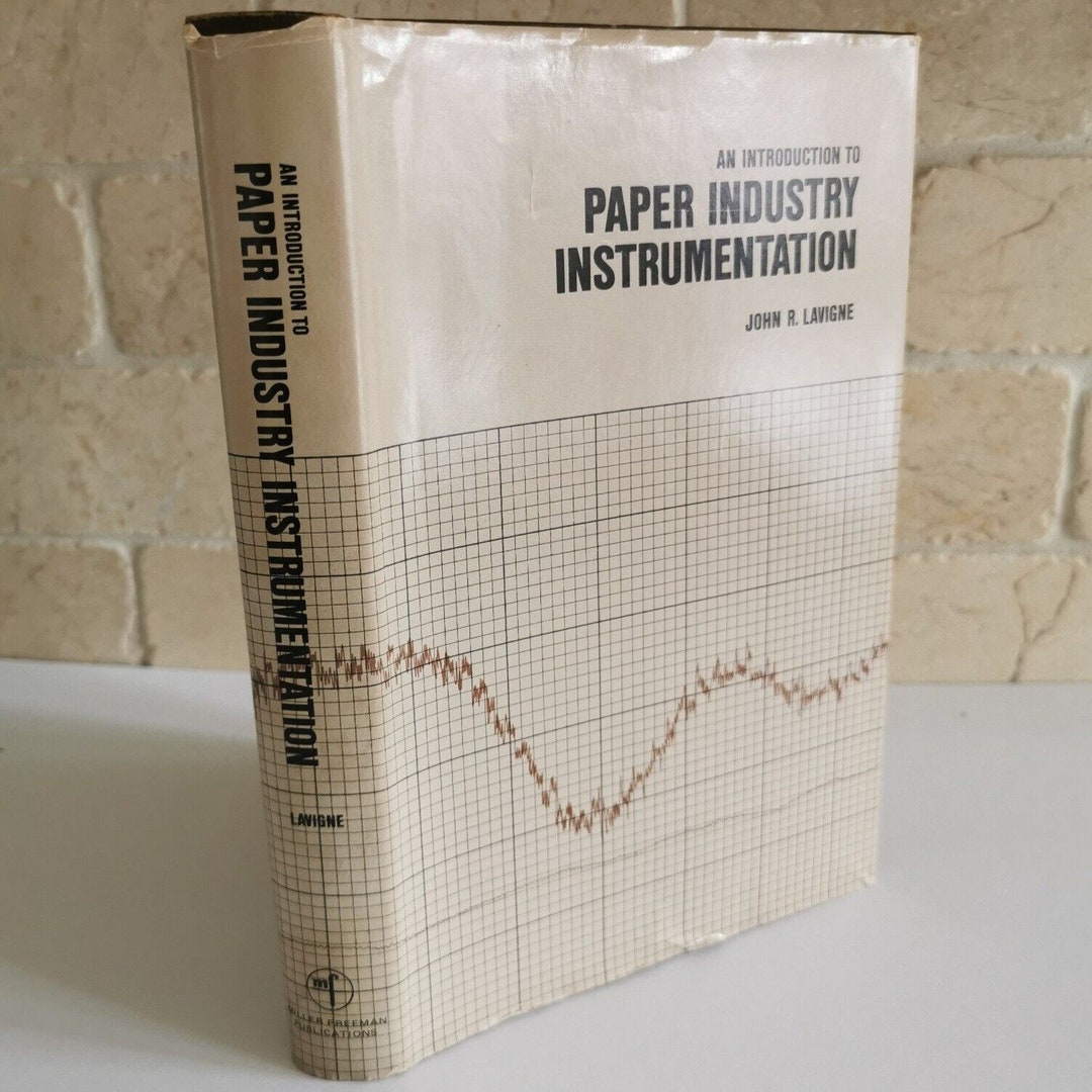 Working Paper Instruments 1972 Paper Industry Instrumentation HC Book Pulp Paper Technical Guide ...