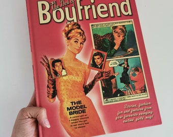 The Best of Boyfriend Vintage Girls Magazine Hardcover Book, Vintage Comics 60s Swinging Sixties Teenagers Retro Collection