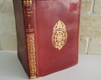 1920 The Cariboo Trail Agnes C Laut Red Leatherette Book, Chronicles of Canada Antique Book History Novel Female Author