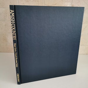 1991 Libro de fotografía del país Amish de Ruth Seitz Blair Seitz America Farming