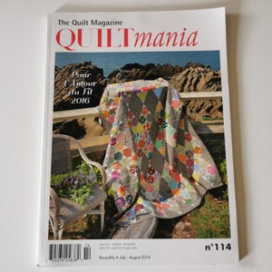 Quiltmania Magazine Quilt #114 Issue 2016 Crafts Quilting Patterns Patchwork