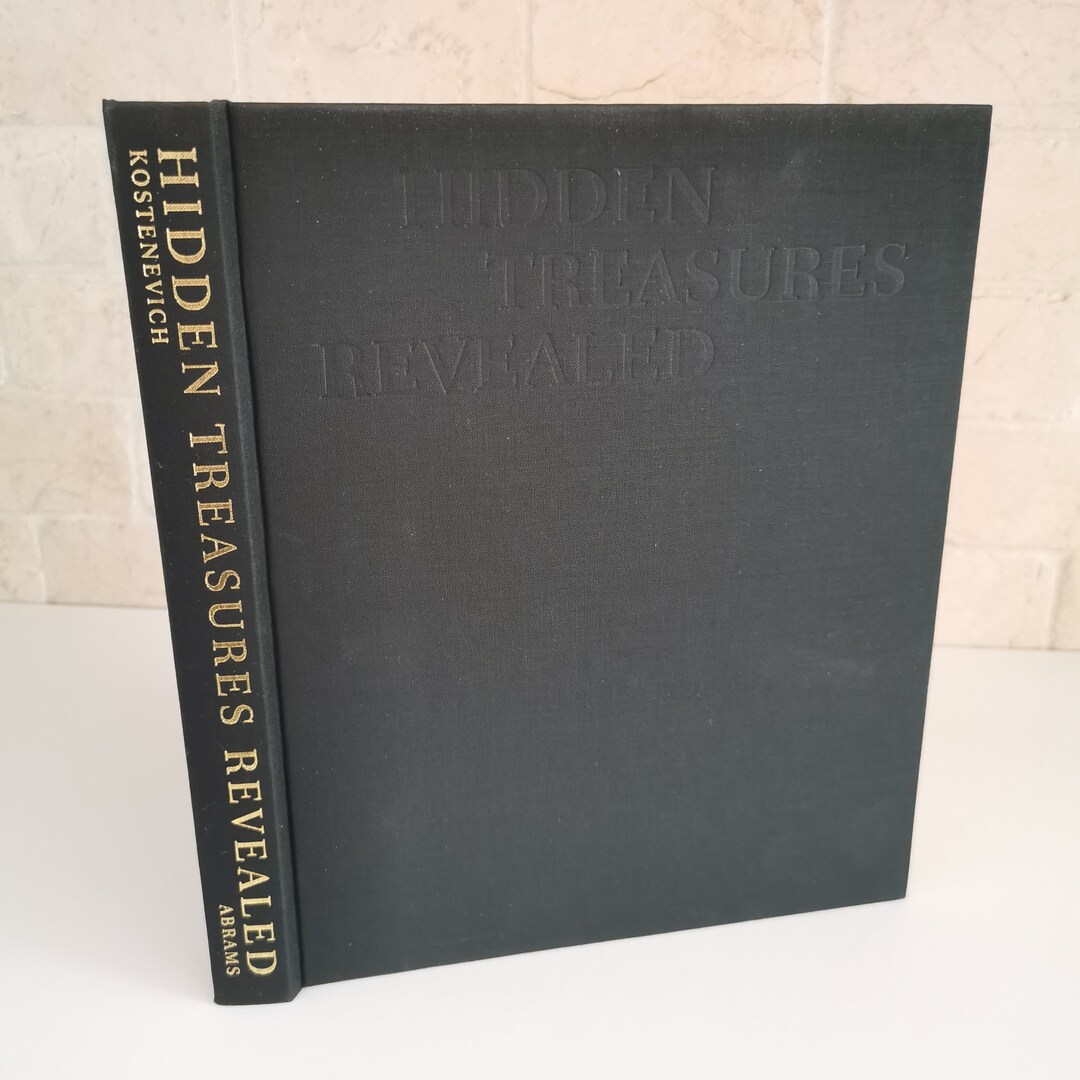 1995 Hidden Treasures Revealed Book Impressionist Artworks Black Book