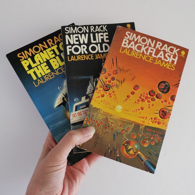 1970s Vintage Sci Fi Books Simon Rack by Laurence James - Etsy