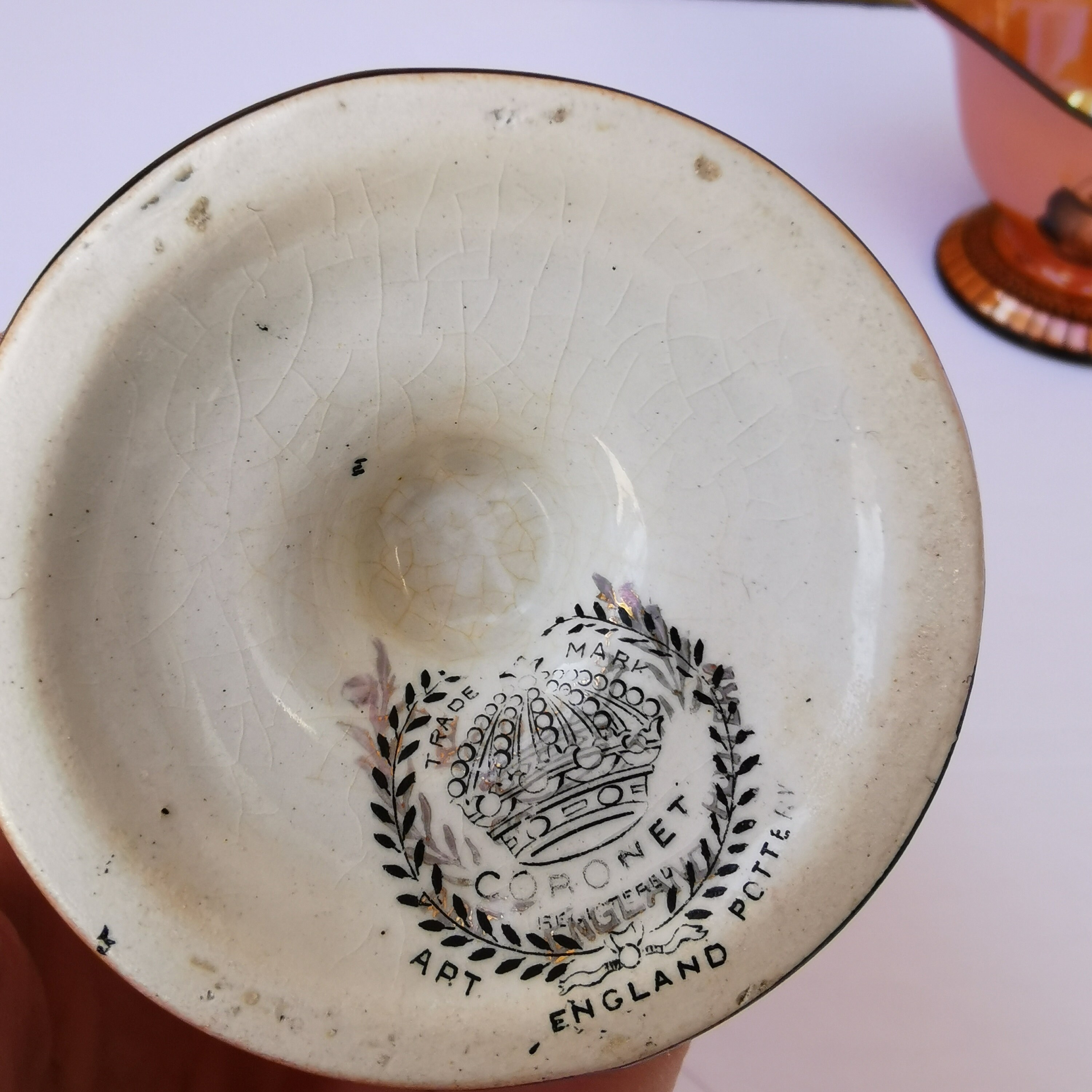 Vintage Art Pottery Creamer and Sugar Bowl CRAZING Etsy