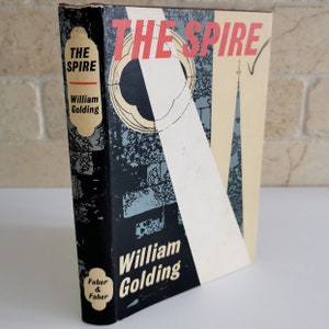 1964 The Spire von William Golding, britischer Roman historische Belletristik Vintage Cover Art Hardcover Buch