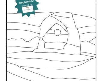 DIY stoffen knutselen - UT Arches - Kinusaiga-sjabloon