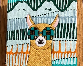 Fabric Art - Dramalama Kinusaiga - Wanddecoratie
