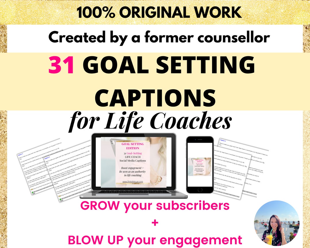 31 Goal Setting Life Coach Captions Instagram Motivation Life Coach