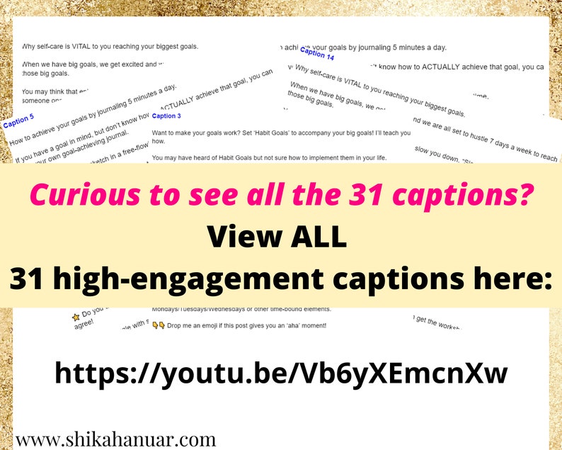 31 Goal Setting Life Coach Captions Instagram Motivation Etsy