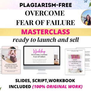 Done for you Overcome Fear of Failure course | Done for you Coaching Program | Coaching Tools Template | Life Coach Tools | Course Template