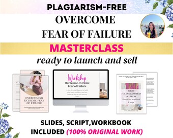 Curso "Supere o Medo do Fracasso" pronto para você | Programa de Coaching pronto para você | Modelo de Ferramentas de Coaching | Ferramentas de Coaching de Vida | Modelo de Curso