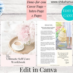Self Care Coach Workbook | Life Coaching Tools | Done for You | Lead ...