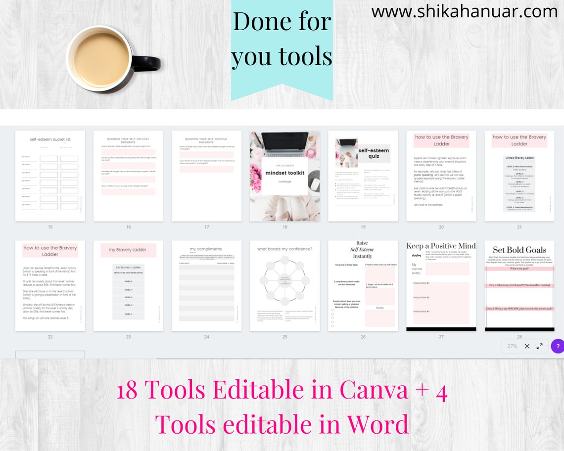 Mindset Life Coaching Tools | Life Coach Lead Magnet | Coaching Tool ...