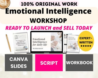 Done-for-you 'Emotional Intelligence for Daily Life' Workshop, Script and Workbook | Done for you workshop