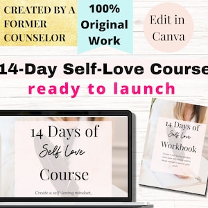 Life Coach Tools : Done for you Self Love Course | Coaching Program | Life Coach Template | Coaching Templates Canva | Course template