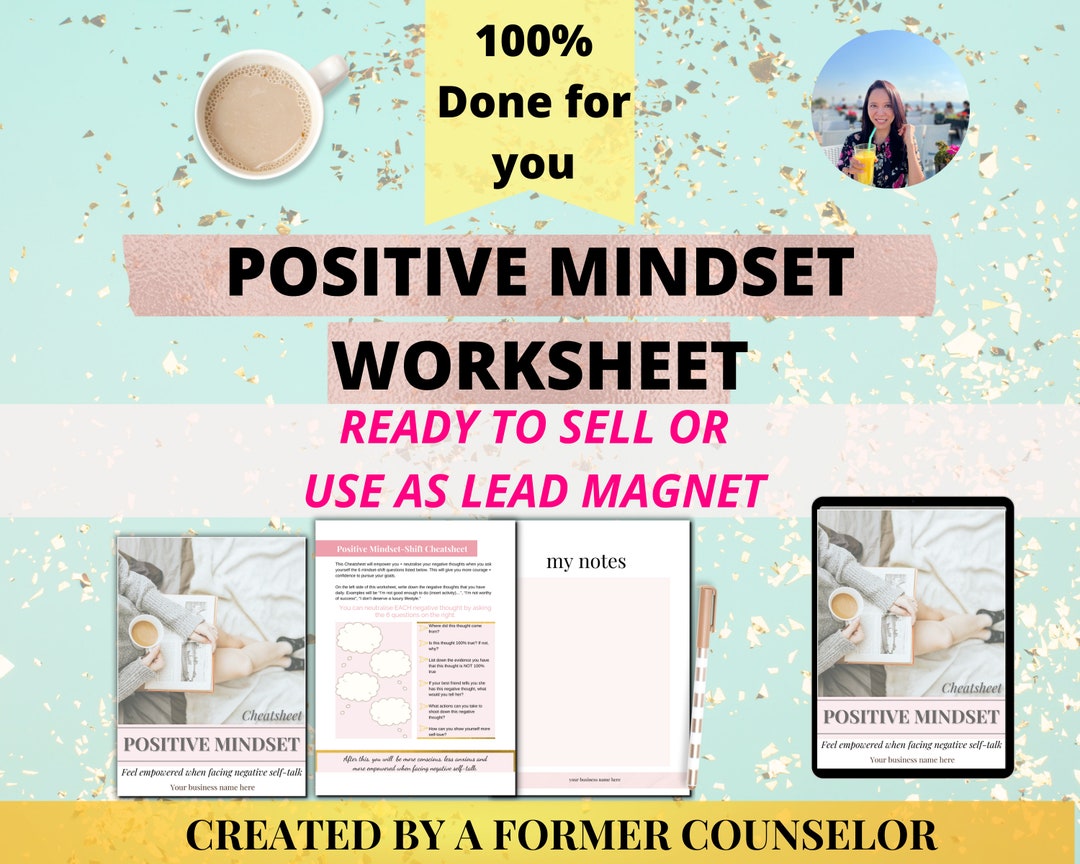 Positive Mindset Life Coaching Tool | Coach Lead Magnet | Life Coach ...