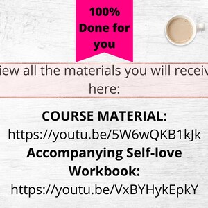 Life Coach Tools : Done for You Self Love Course | Coaching Program ...