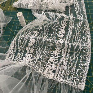 Unique and Versatile Bridal Scarf