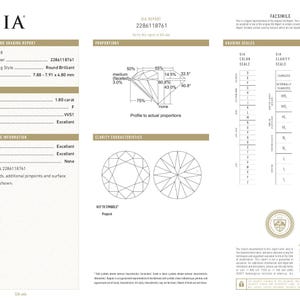 GIA Certified 1.80 Carat F VVS1 Natural Diamond for Engagement 90