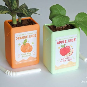 The Original Juice Box Planter by LittleWolfArtCo