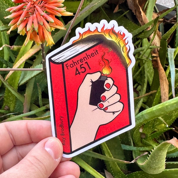 Pleasure to Burn Book Sticker