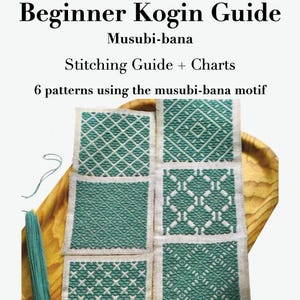 Kogin Beginner Guide PDF | Musubi-bana Pattern | Basic Stitching Instructions