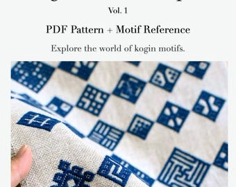 Kogin Motif Sampler Vol. 1 PDF | 69 Japanese Kogin Motifs | Embroidery Pattern & Small Motif Reference