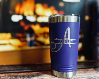 Personalized Laser Engraved Pint Tumbler: Custom Travel Cup