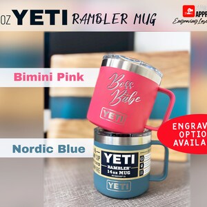 Yeti Rambler 10oz Stackable Mug w. Magslider Prickly Pear Pink Limited  Edition