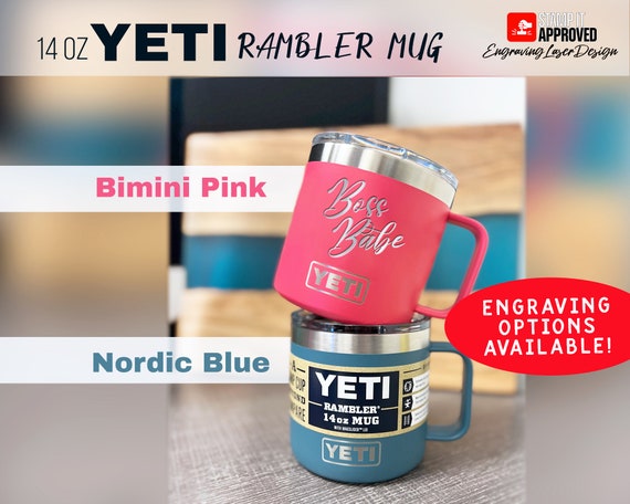 Rambler 14 oz Mug - Nordic Blue