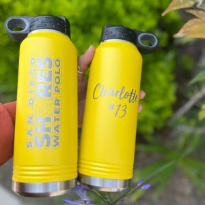 32oz Engraved Sports Water Bottle Season Ending Gift Matching Team Drinkware Gift for Coach Gift From Team Personalized Party Favor Birthday