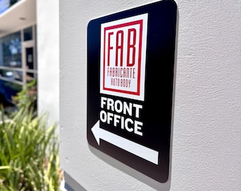 Custom Acrylic Office Sign: UV Printed, Personalized Door Decor