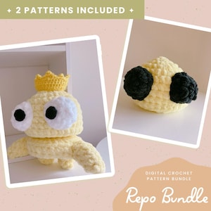 Paquete de patrones de crochet para robot R.E.P.O. / Juguete amigurumi (Patrón PDF)