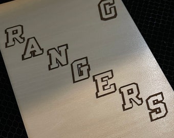 Letras de estilo frontal de NY Rangers Jersey