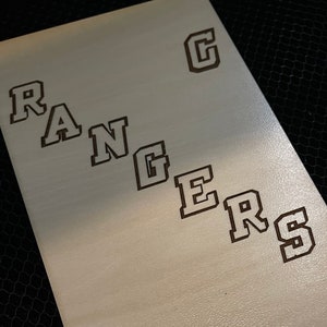 NY Rangers Jersey Front Style lettering