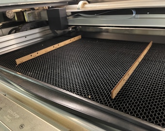 Guías de alineación de bandejas de migas Glowforge SVG - Paso a través (Descarga digital)