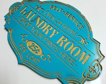 Double Entendre Laundry Room Sign LASER OR CNC project files for Shapeoko or Glowforge