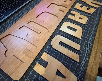 Rompecabezas de nombres personalizable SVG: archivo cortado por láser Glowforge (descarga digital)