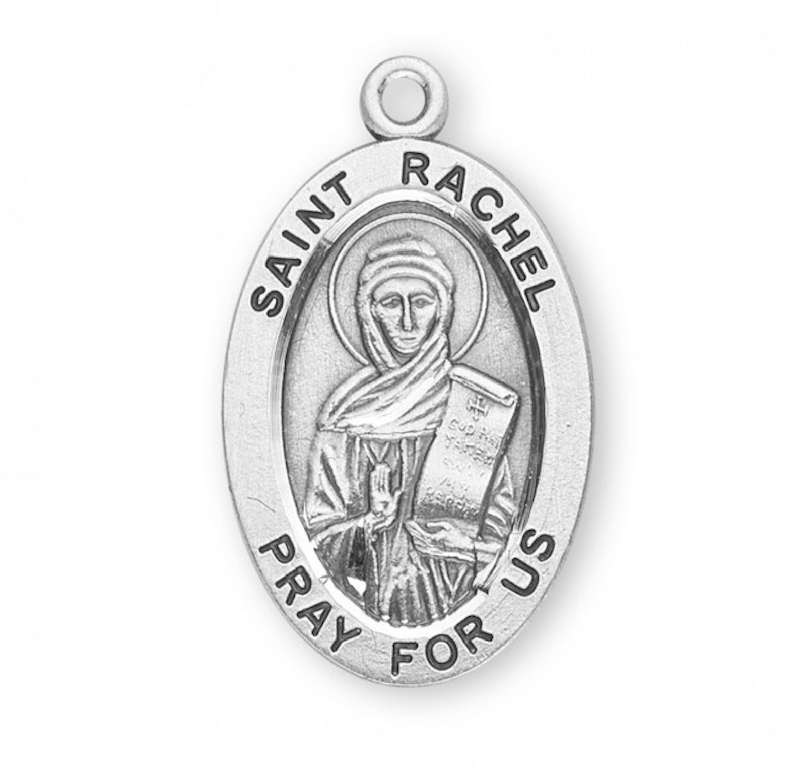 Saint Rachel Oval Medalpendant. Etsy