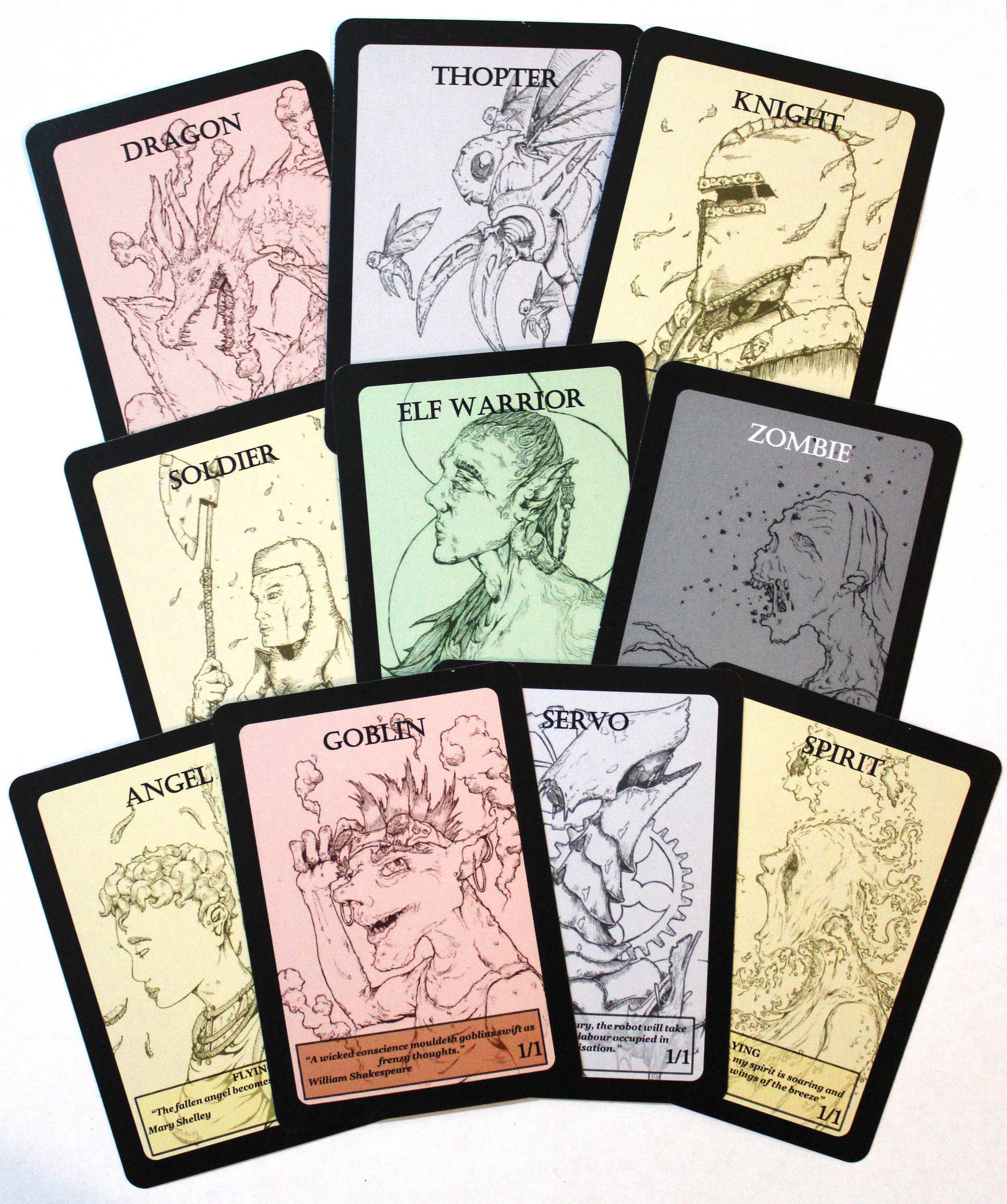 Magic The Gathering Mtg Custom Tokens Etsy UK