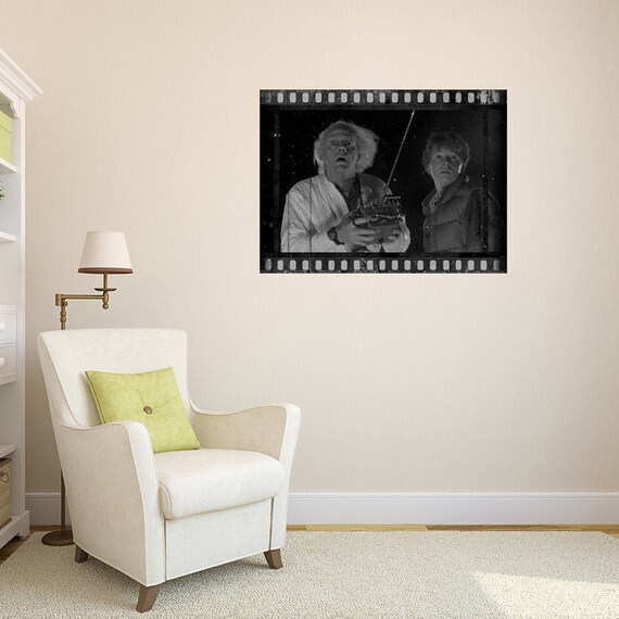 Back To The Future Art Poster Back To The Future Print Wall Etsy