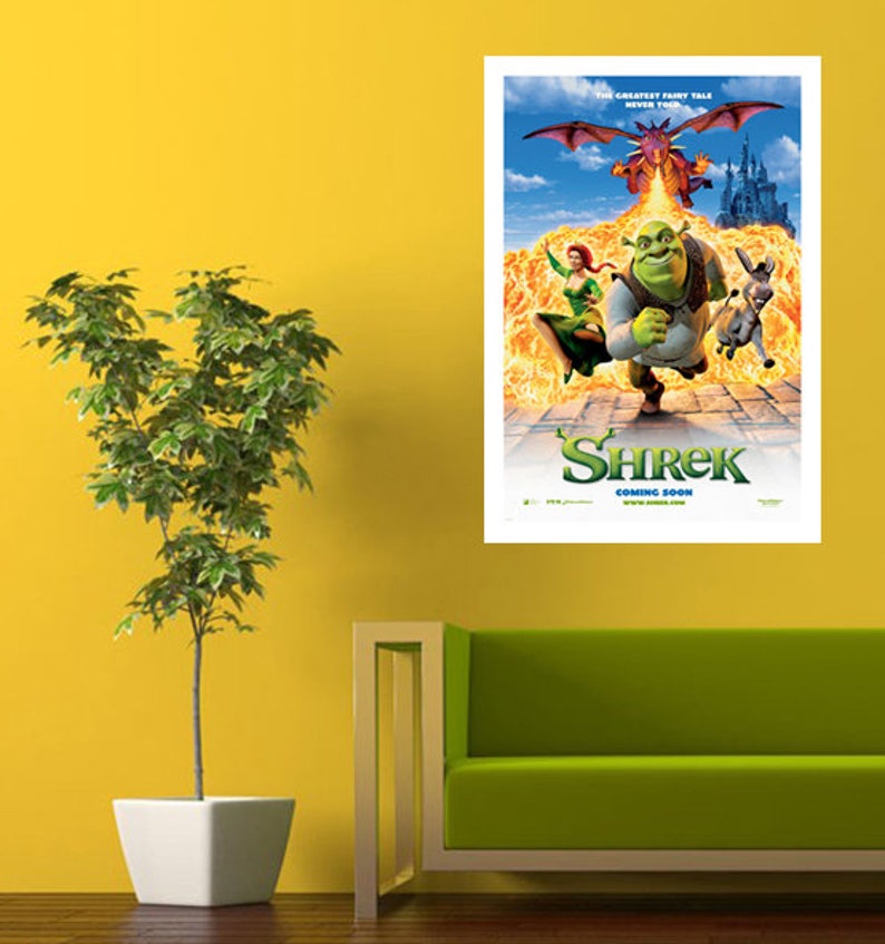 Shrek Poster Shrek Print Wall Art Room Home Decor Thema | Etsy