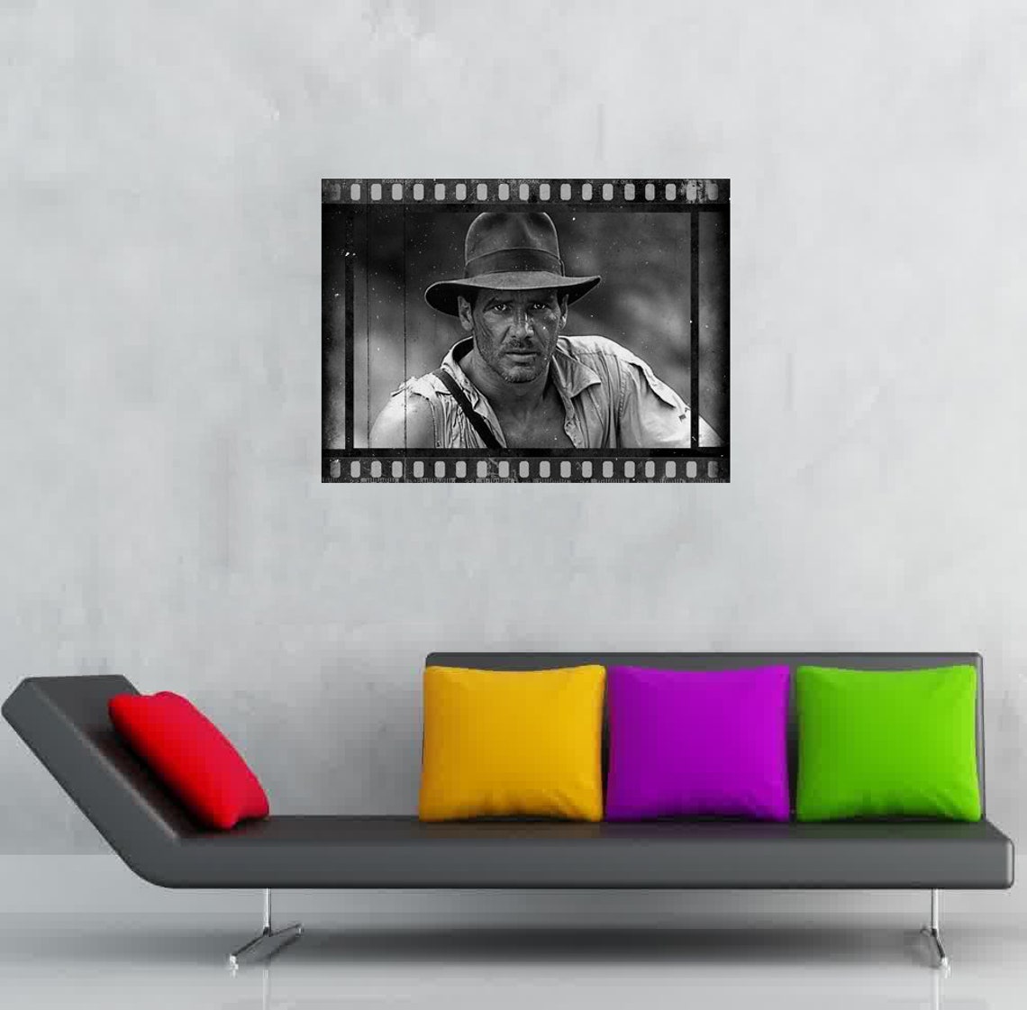 Indiana Jones Poster Indiana Jones Wall Art Print Home | Etsy