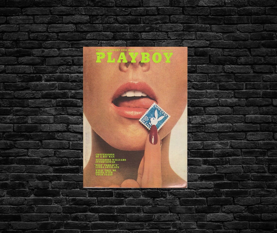 Playboy Vintage Poster Playboy Print Wall Art Room Bedroom Etsy