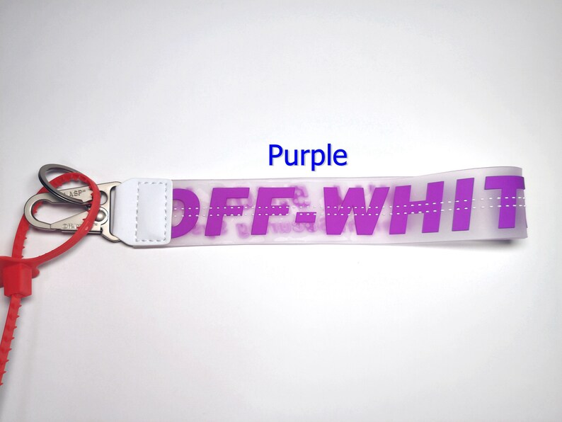 Off Wristlet Car Key Fob Jelly Fashion Lanyard Clip Etsy