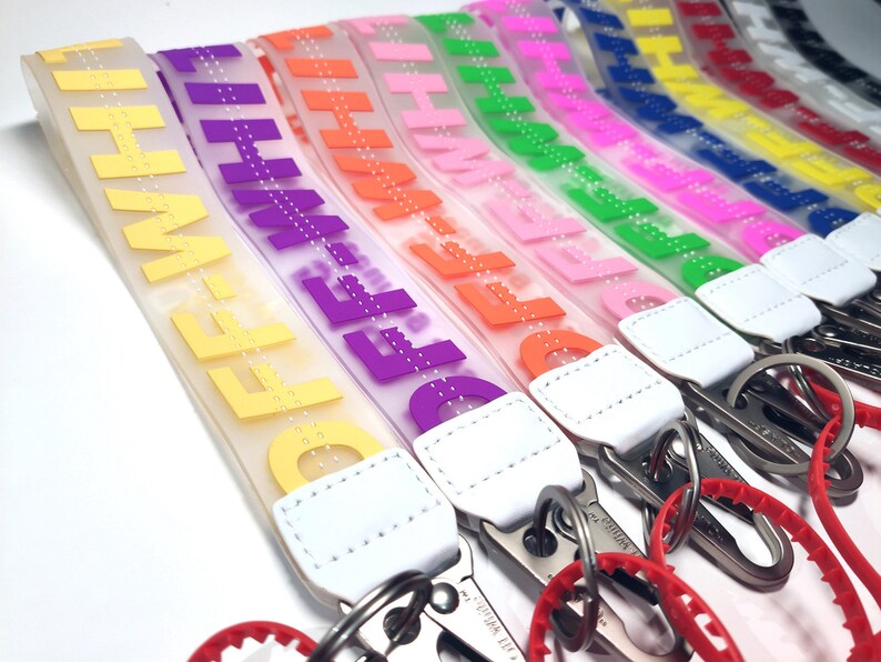 Off Wristlet Car Key Fob Jelly Fashion Lanyard Clip Etsy